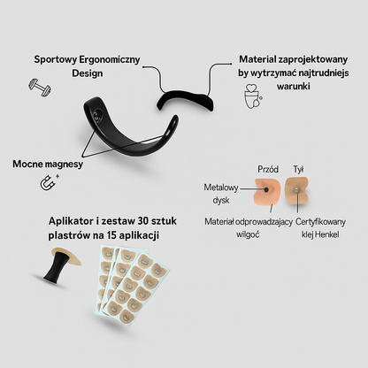 Magnetyczne paski do nosa